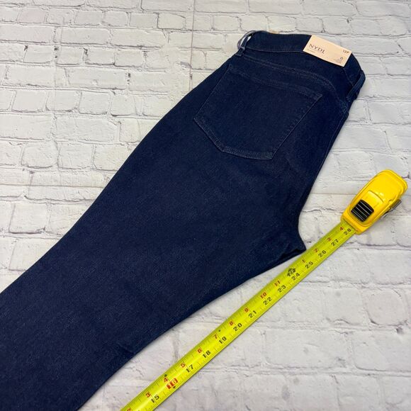 NWT NYDJ Women Ami Skinny Jeans Size 12P 12 Petite Dark Blue Denim D031 -9 - Picture 7 of 16